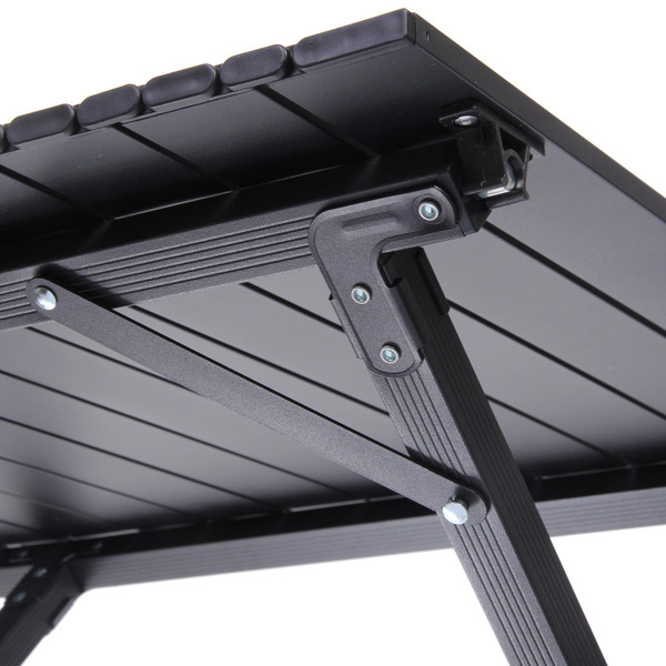 Стол кемпинговый складной DC-5003, 117*59*44 см,  цвет: чёрный, каркас алюминий, Турист Мастер