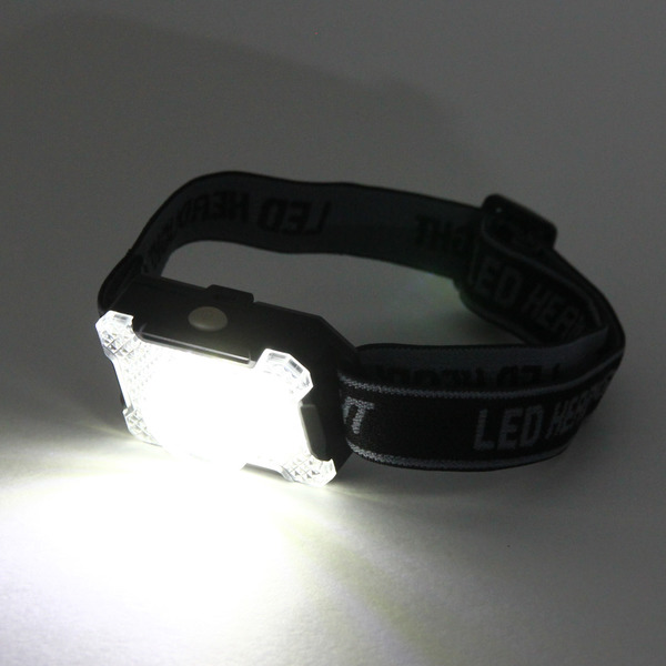 Фонарь налобный 3 режима, COB 1W 3*ААА 1302