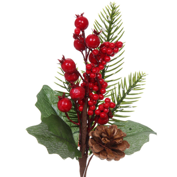 Ветка декоративная "Лесная симфония" 25 см