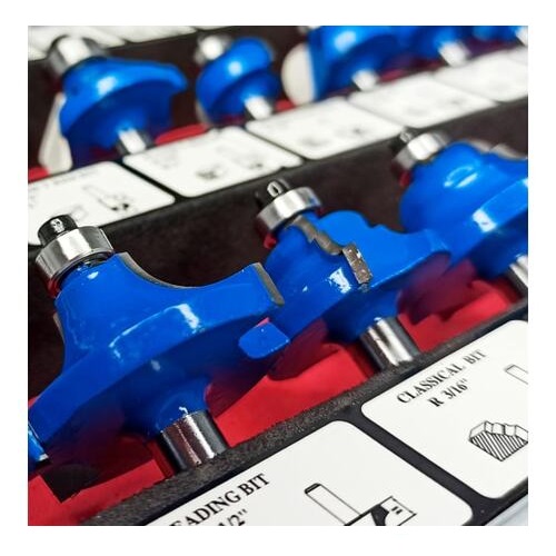 Набор твердосплавных фрез по дереву 35 шт, vertextools 05-05-0535