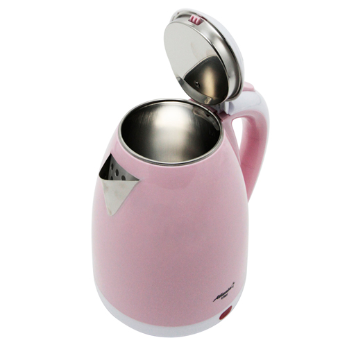 Чайник двухстенный электрический Atlanta 1,8 л, 1800 Вт, розовый