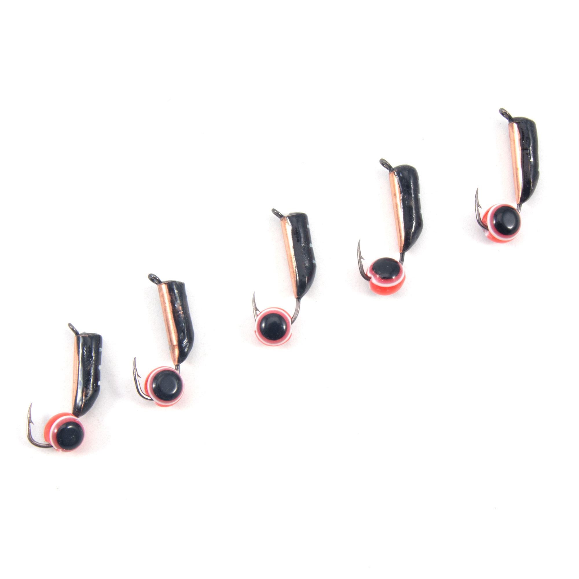 Мормышка вольф. безнасадочная "ЯМАН" Столбик №7, d-2,5 мм, L-9,5 мм, вес 1,05 гр., рыбий глаз, цв. м