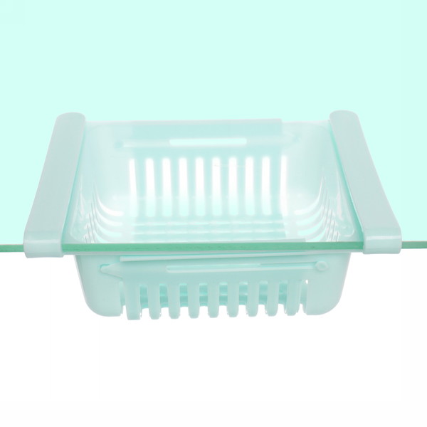 Полка пластиковая в холодильник раздвижная 20/27,5*15*6см