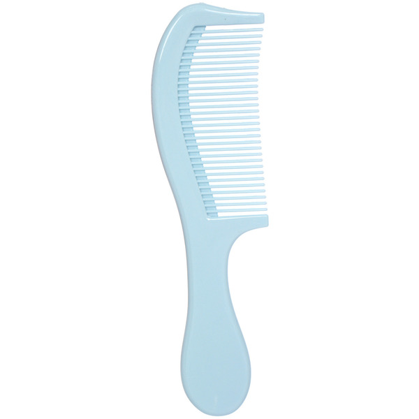 Расческа классическая с ручкой "ЭФЛОДИ", цвет голубой, 20*5см (блистер ЭФЛОДИ)