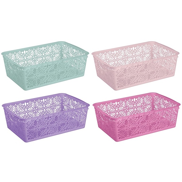 Корзинка универсальная для хранения "FLORAL", 25*15*7,5 см
