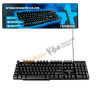 Клавиатура игровая Гарнизон GK-200G, USB, черный, антифантомные и механизированные клавиши, 12 допол