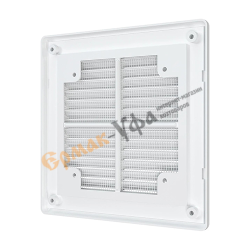 Решетка вентиляционная 150х150мм разъемная с москит. сеткой БЕЛЫЙ 1515Р ERA, 1/60