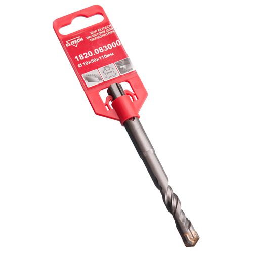 Квадробур SDS+, 10х50х110 мм, двойная спираль, ELITECH