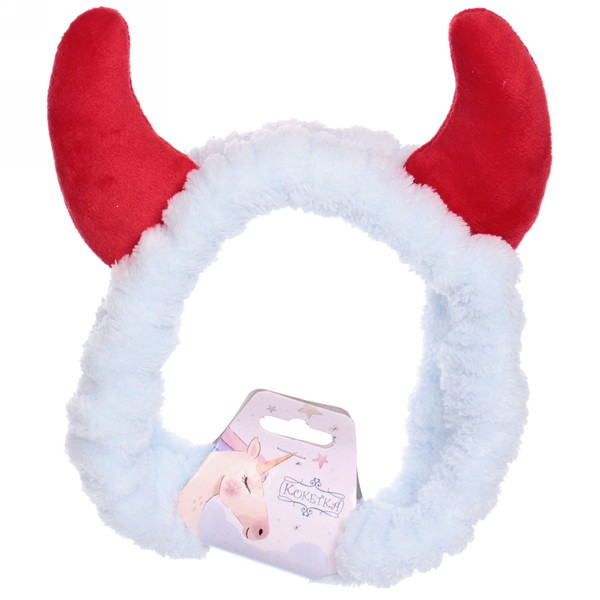 Повязка на голову "Beauty Mapafet- Devil", 6 цветов, 6*20см