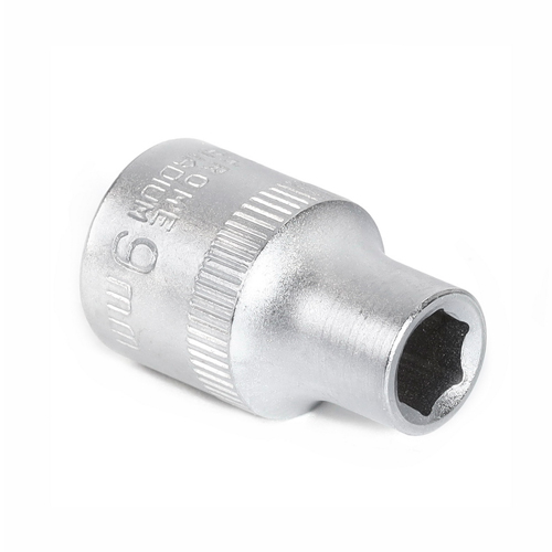 Головка на 9 мм, торцевая, шестигранная, под квадрат 1/2", CR-V, Smartbuy tools