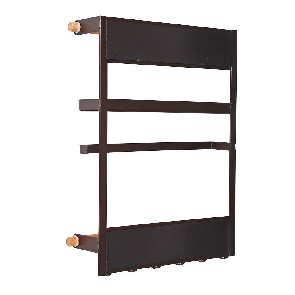 VETTA Полка-держатель для кухонных принадлежностей, на магните, 24,5х34х6,5см, металл, 2 цвета