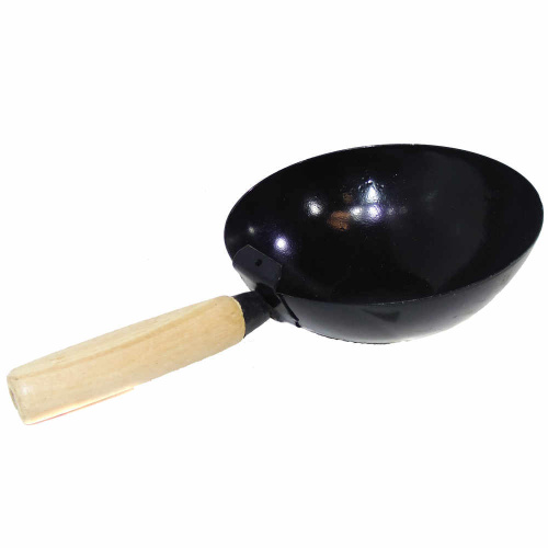 Ковш строительный стальной, 160 мм, деревянная ручка Сибртех (1/50)