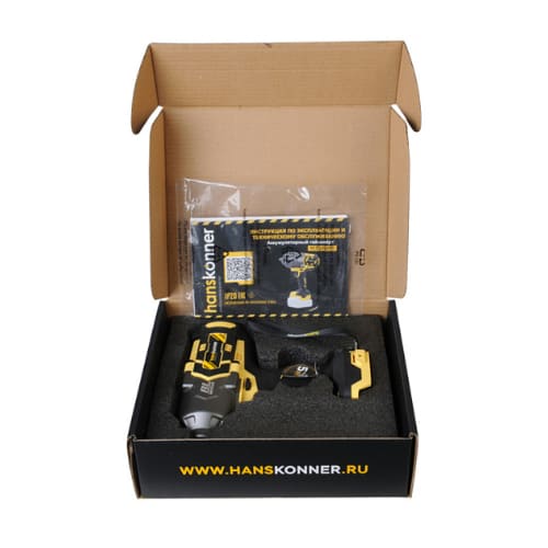 Гайковерт аккумуляторный ударный Hanskonner HCD18100S