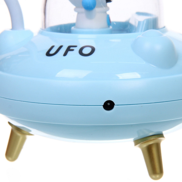 Настольная лампа "Sweet - Полёт в космос" LED 10,8*10,8*21,5 см, USB 3.7v 3w, Голубой