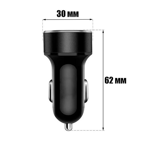 Зарядное устройство авто 2*USB TDS TS-CAU69 (5 В, 3100 mA)