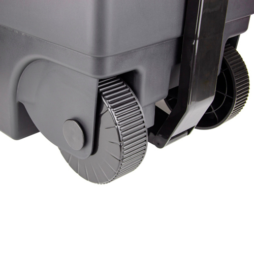 Бак для мусора 85 л с педалью на колесах, синий, 1/1