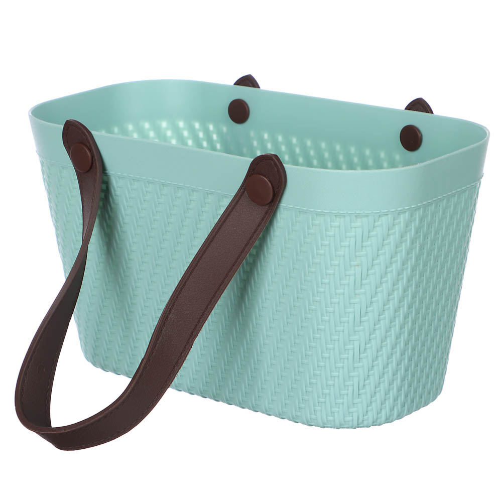 Корзина для хранения с ручками VETTA "Ле-Ман", 30x15x17,3 см, 2 цвета