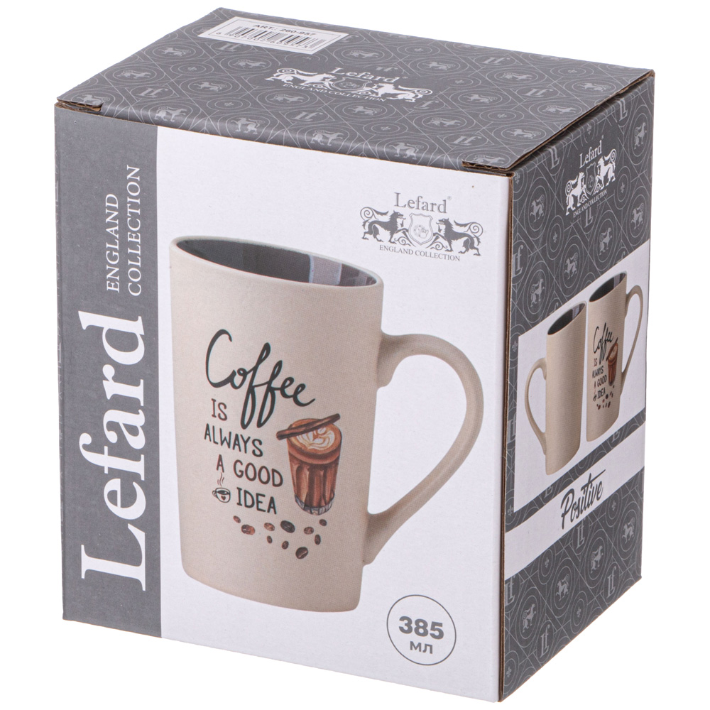 КРУЖКА "COFFEE IS ALWAYS A GOOD IDEA" 385 МЛ