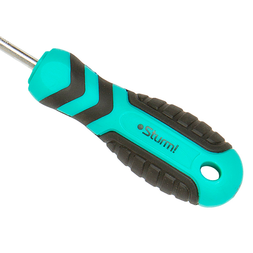 Отвертка шлиц треугольник мангнитный наконечник эрго ручка 1.8х75 мм Sturm 1040-21-TR18-75