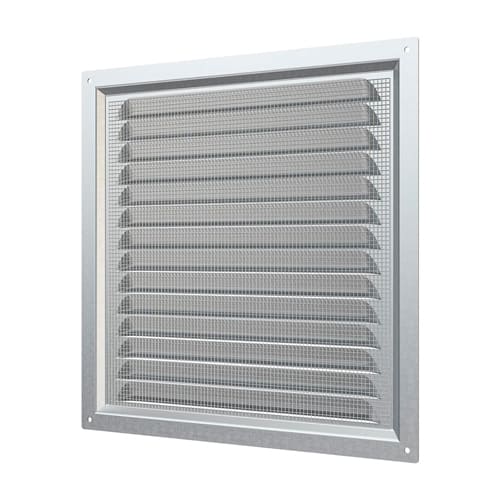 Решетка вентиляционная 250х250мм стальн. с оцинк. покр. 2525МЦ ERA, 1/25