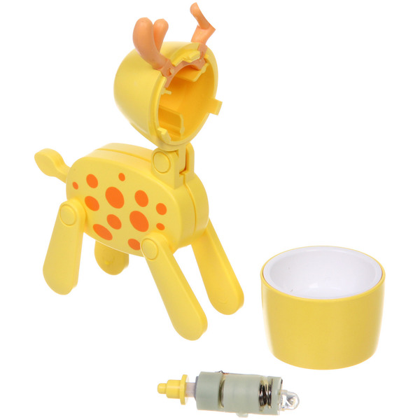 Настольная лампа "Sweet - Жирафик" LED 5,5*5,5*9,6 см, батарейки AG3 0.2W, Желтый