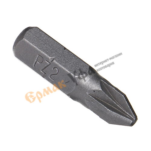 Набор бит 10 пр: удлинитель-адаптер с магнитным держателем для бит; 9 бит длиной 25мм ЕРМАК  (1/180)