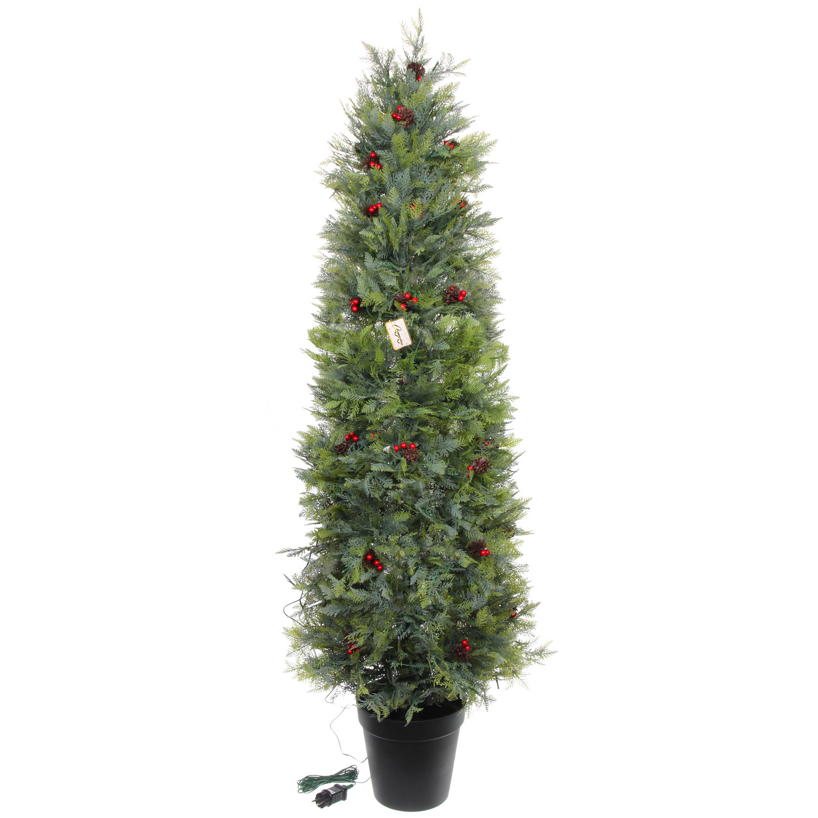 Ёлка светодиодная "Лесная радость" 180 см (868 веток), 260 ламп LED, цвет свечения-Теплый белый