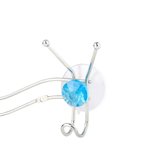 Вешалка с 3-мя крючками W4220А "Бриллиант, синий" ( 2 присоски)