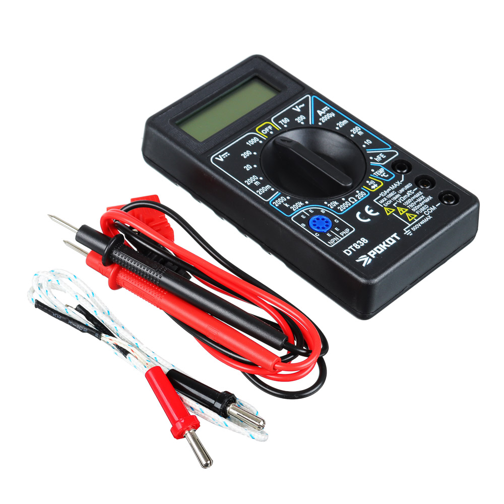 РОКОТ Мультиметр цифровой DT-838