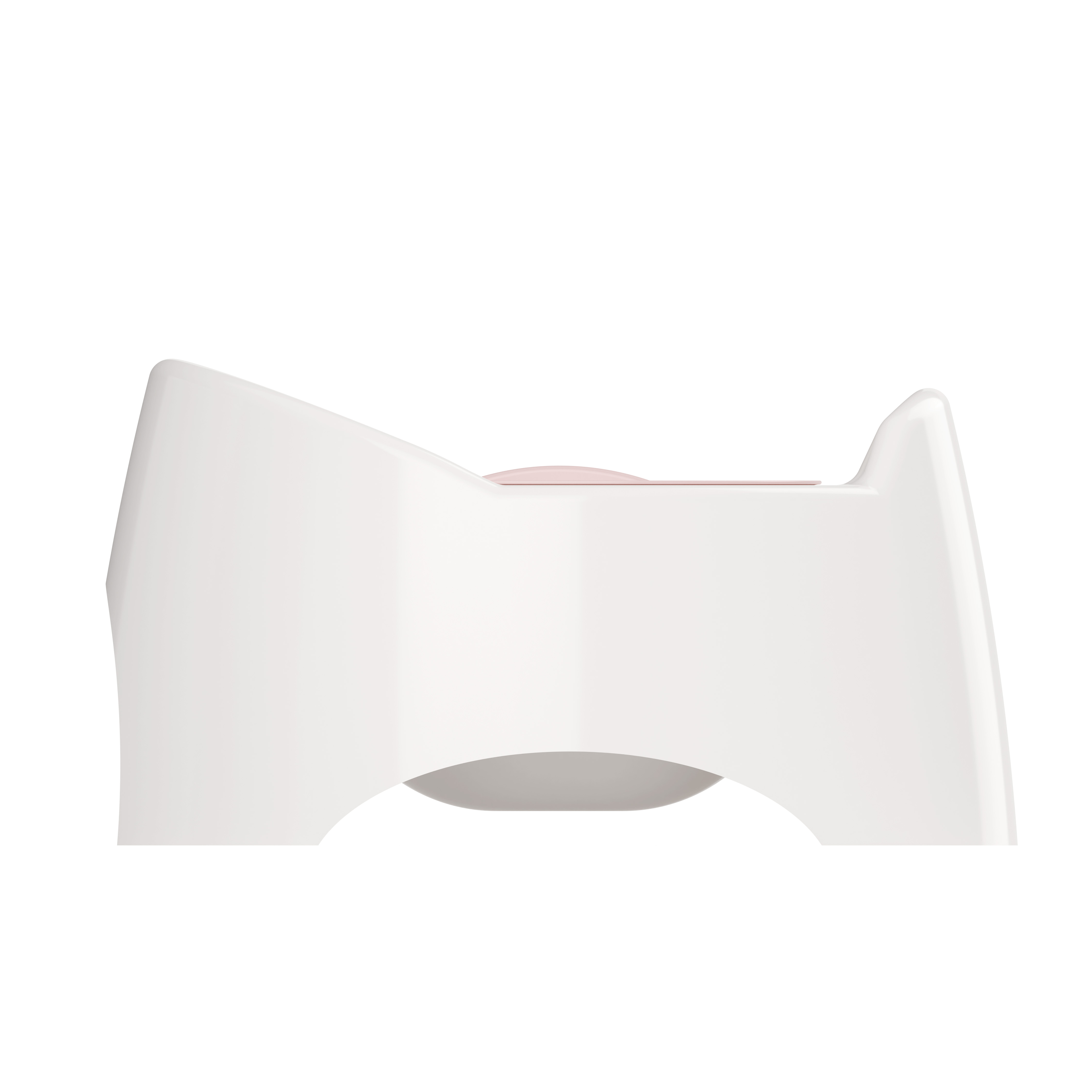 Горшок туалетный детский "Малышка" (с крышкой)(белый)