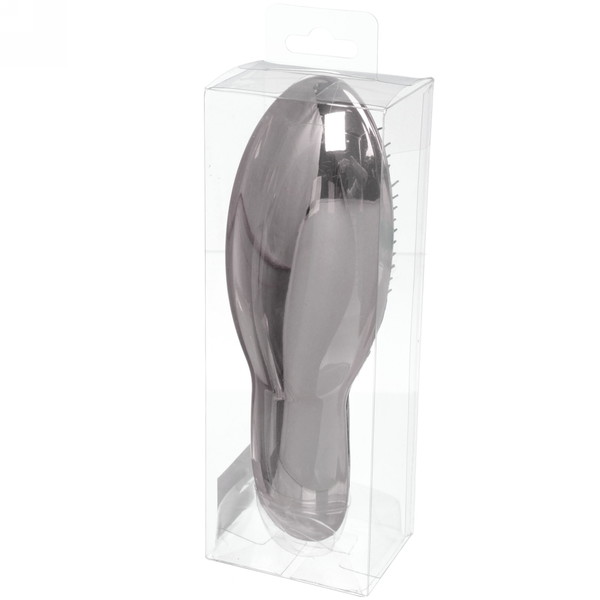 Расческа массажная компактная "Beauty Bar", цвет серебро, в коробке, 20*7см