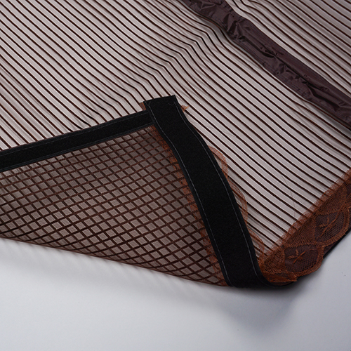 Сетка антимоскитная 100х210см, усиленная, 36 магнитов, коричневая, в комплекте липкая лента и гвозди, 1/10/60