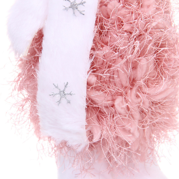 Фигурка "Зимний снеговик" 25 см, Розовый (микс дизайнов)