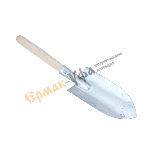 Совок посадочный СП (б) оцинкованный с деревянной ручкой (5/1)