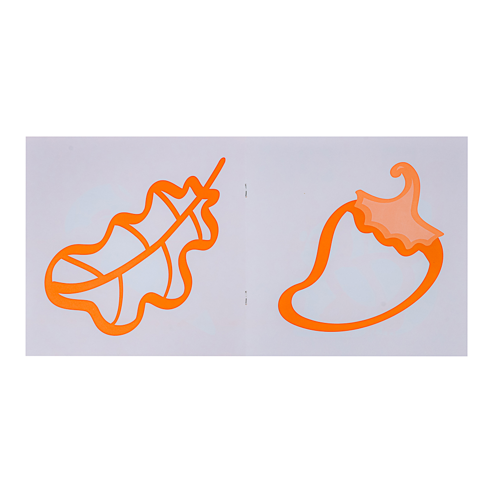 СФЕРА Раскраска для малышей "Одной краской", 21х21см, 8 стр, 5 дизайнов