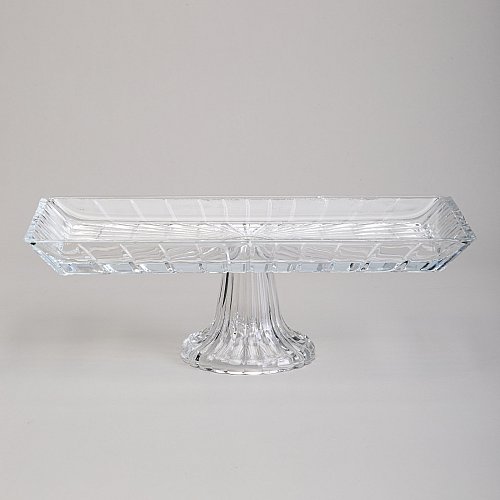БЛЮДО НА НОЖКЕ, GLASS LEGEND, 33Х16Х12 СМ