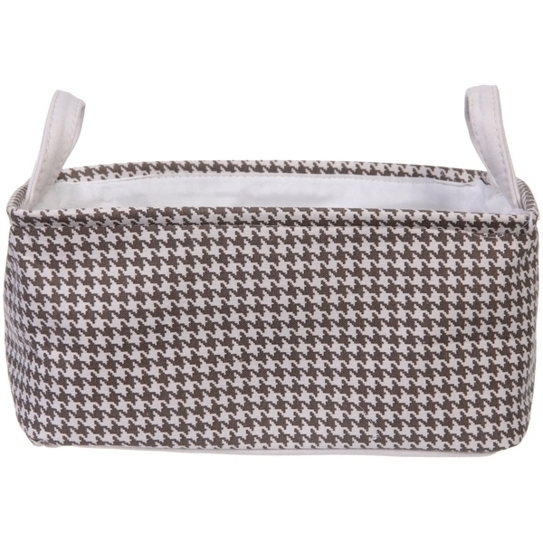 Коробка для хранения с ручками "ЭЛИНТ", цвет пастельно серый, 32*23*16см (лейбл Селфи)