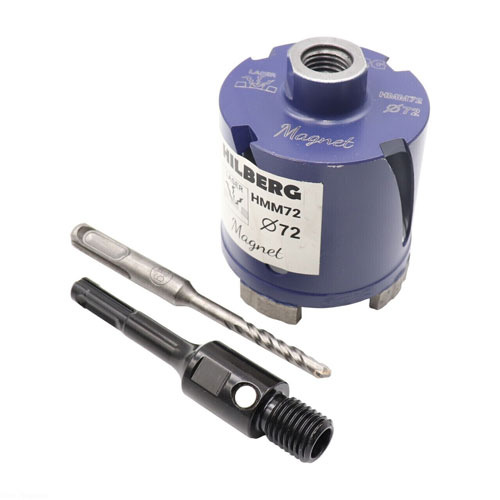 Коронка алмазная по бетону 72 мм Laser Magnet