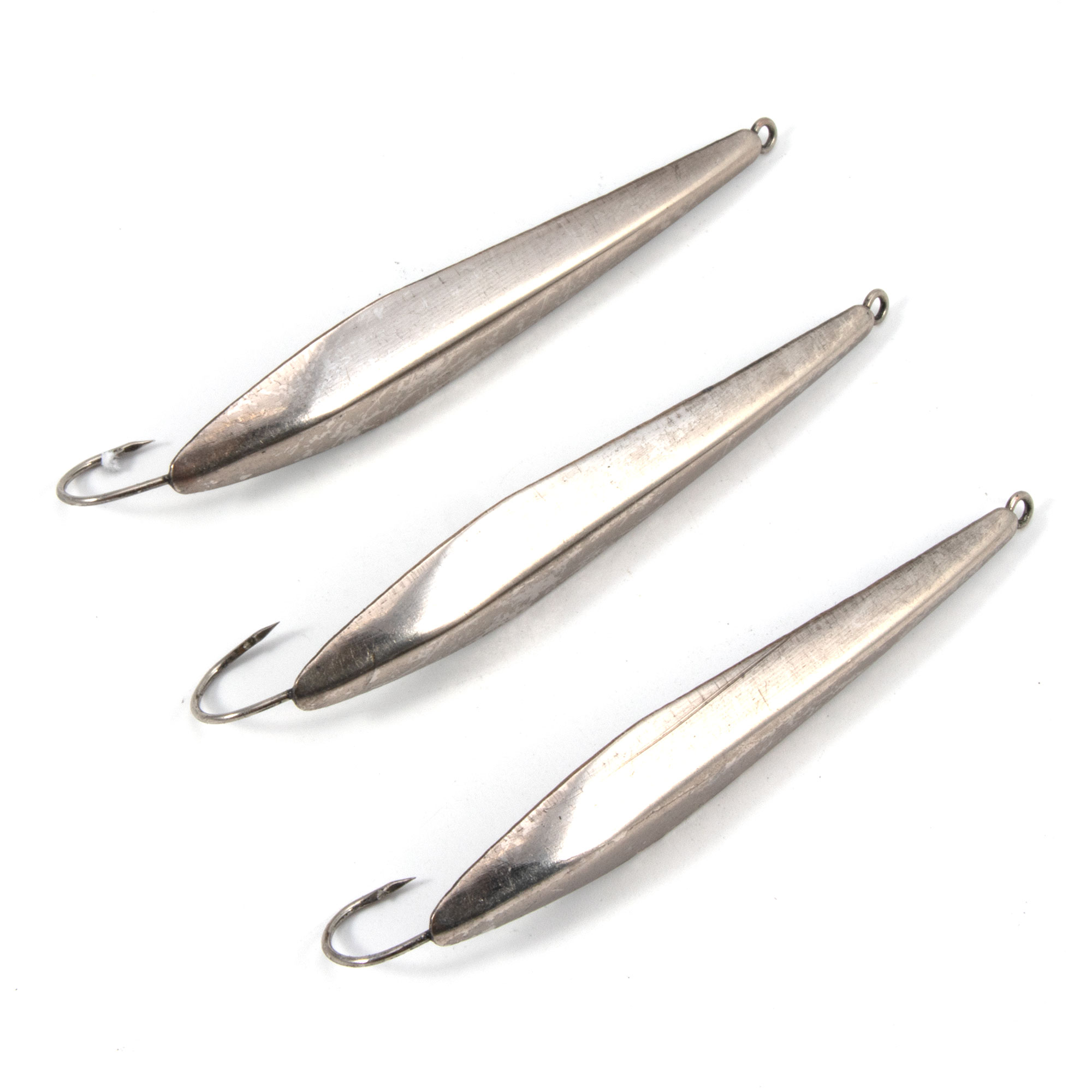 Блесна вертикальная "Яман" Булава, размер 60 мм, вес 10,7 г, цвет никель (уп.3 шт.)/150/