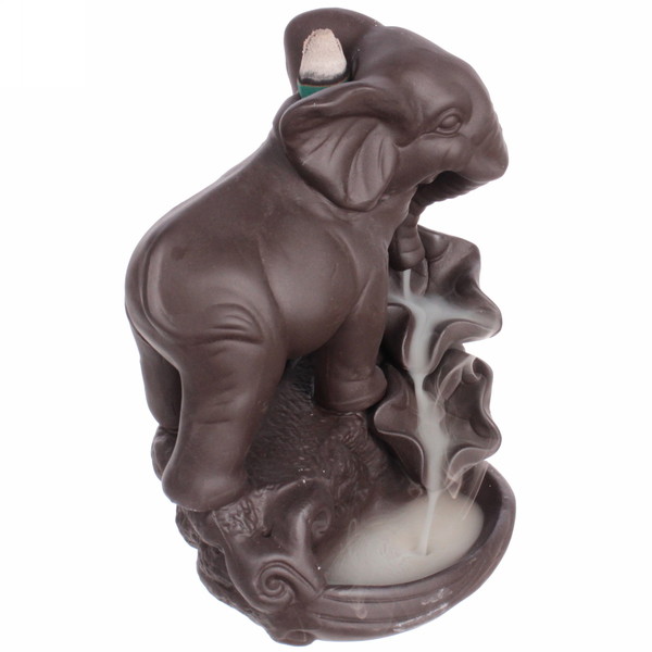 Подставка под стелющиеся благовония "Слон мудрости" 13*10*16,5см