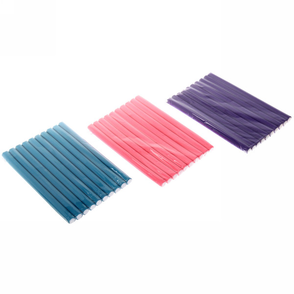 Бигуди бумеранги "Классические" 10шт, цвет микс, d-16мм, длина-24см 