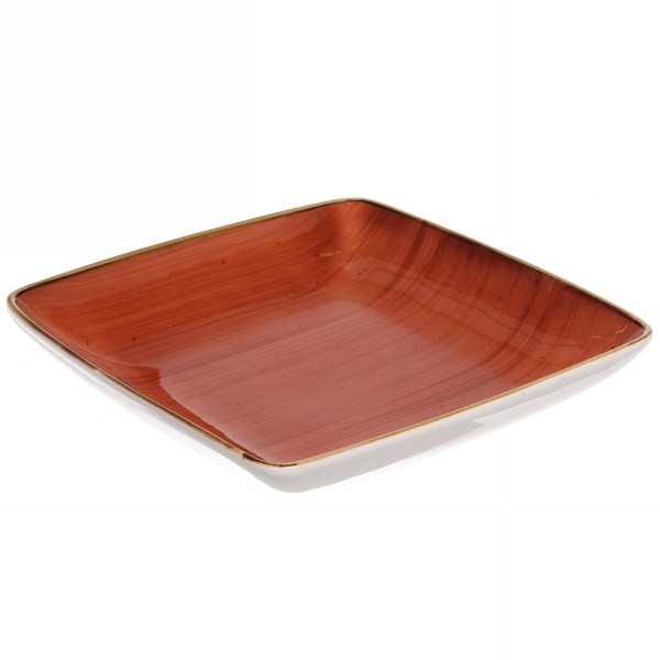 Тарелка керамическая "Corsica orange" 20*20*4см