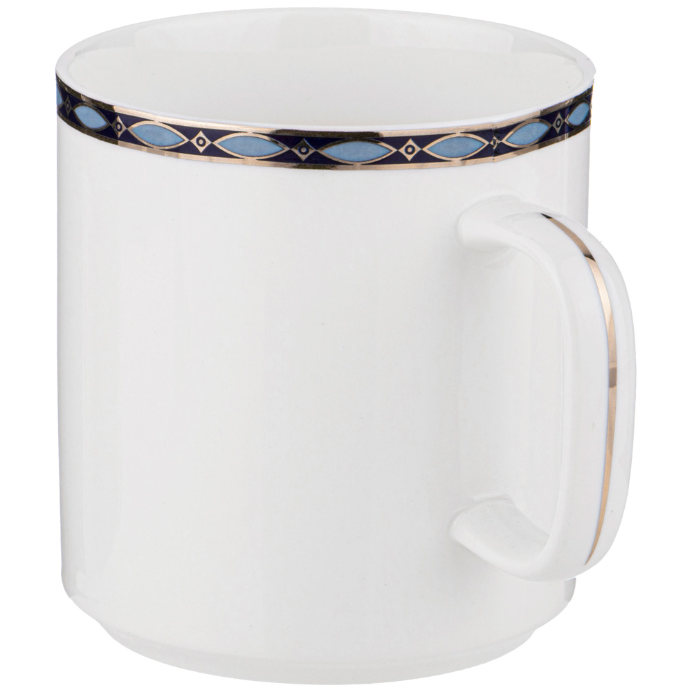 КРУЖКА LEFARD, GLAMOUR, 400 МЛ СИНЯЯ, КОР=36ШТ.