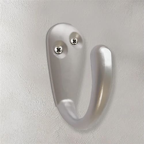 Крючок мебельный Trodos "DMZ-31304" 1-рожковый, сплав ЦАМ, хром матовый (5/10/50)