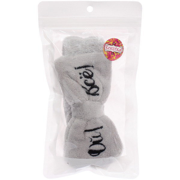 Повязка на голову "New collection Vostok - ОЙ ВСЕ!", цвет розовый, серый, голубой и сиреневый, 20*6см ( упаковка белый ZIP пакет )