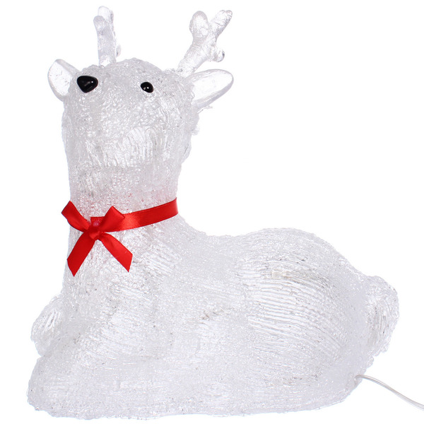 Фигура светодиодная "Счастливый Оленёнок" 23х15х21 см, 20 ламп LED