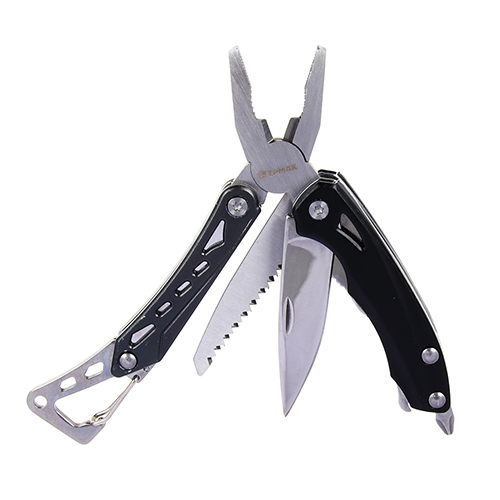 Мультитул Инструмент многофункциональный, 9 функций, 12,5см, нерж.сталь ЕРМАК (1/72)
