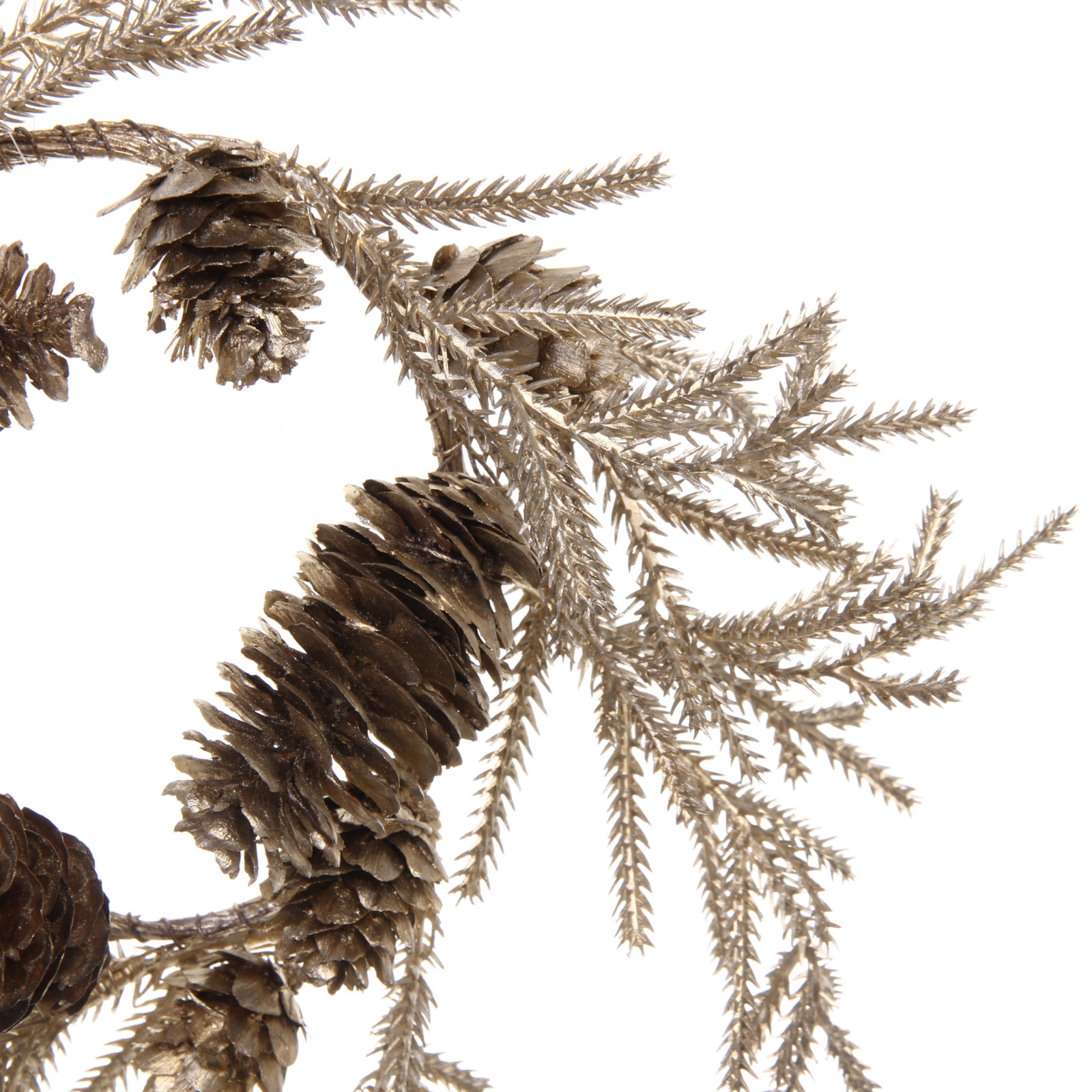 Венок хвойный новогодний "Волшебный иней" , 30 см