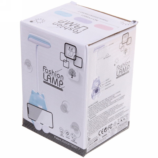 Светильник настольный "Marmalade-Кот Томас" LED 28*8,5*8см USB 2W 5V, Мятный