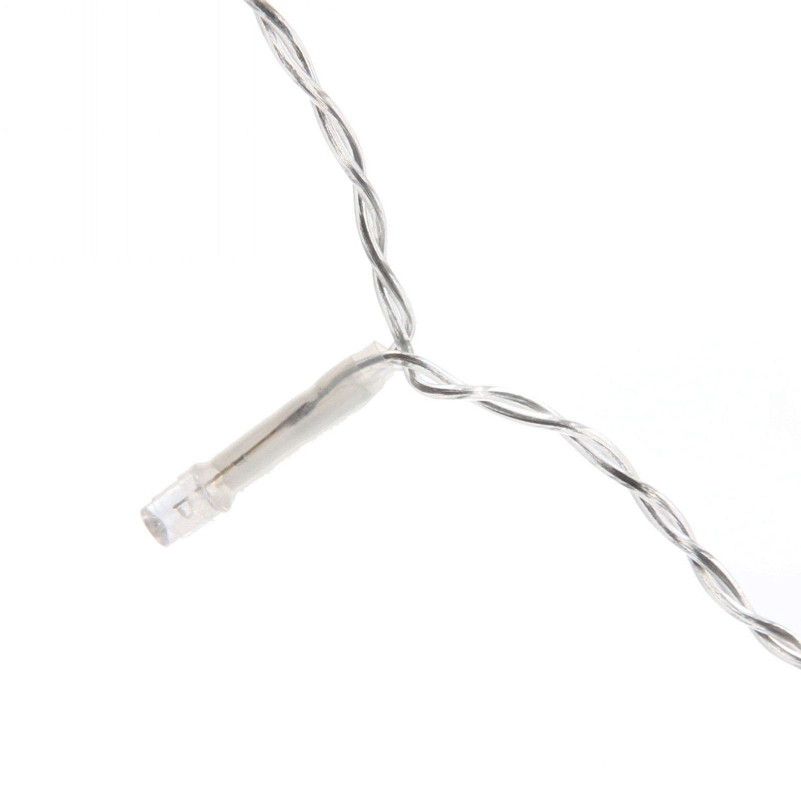 Гирлянда для улицы ЗАНАВЕС ш2* в1,5 м 320  ламп LED, прозрач.пров, 8 реж.,IP-54, Теплый белый (возможность соединения)